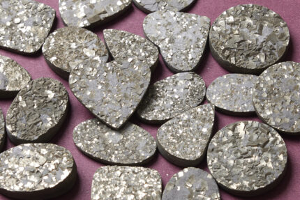 Pryite Druzy Cabochon