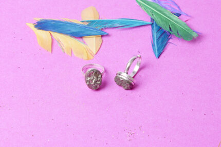 Pyrite Stone Ring