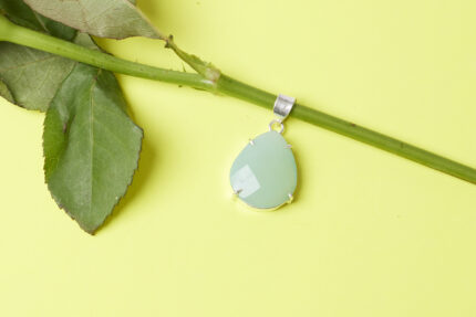 Aqua Chalcedony Pendant